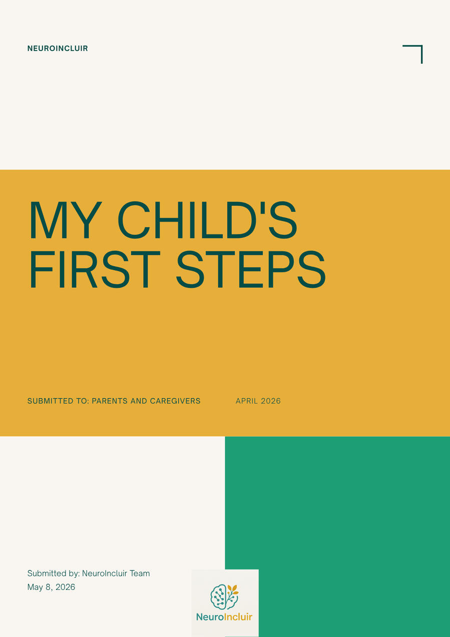 ¿Sientes que algo no está bien con el desarrollo de tu hijo/a? Does something feel off with your child's development? La guía que toda familia merece tener — desde el primer día. The guide every family deserves — from day one.