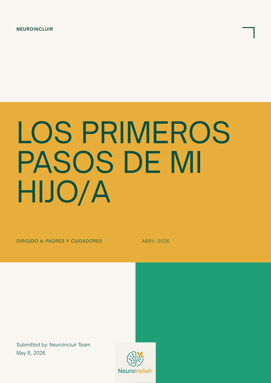 ¿Sientes que algo no está bien con el desarrollo de tu hijo/a? Does something feel off with your child's development? La guía que toda familia merece tener — desde el primer día. The guide every family deserves — from day one.